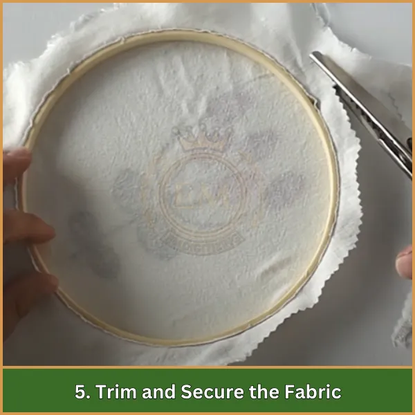 5. Trim and Secure the Fabric