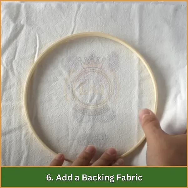 6. Add a Backing Fabric