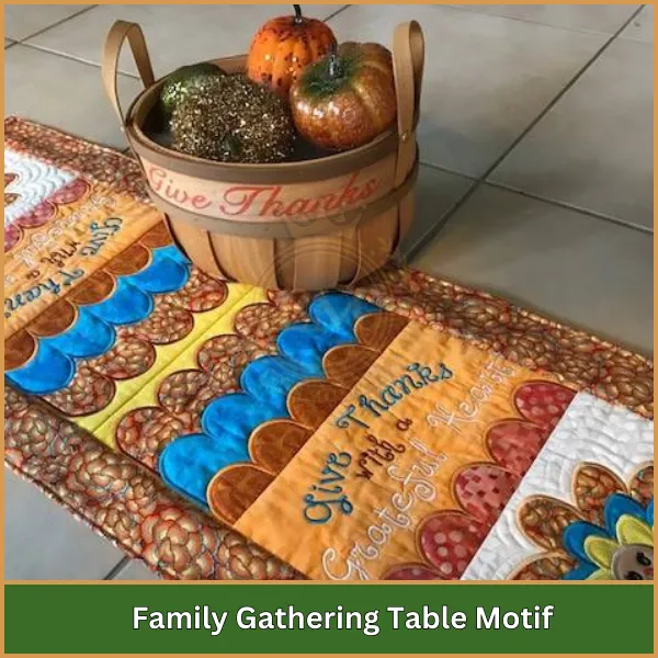 Family Gathering Table Motif