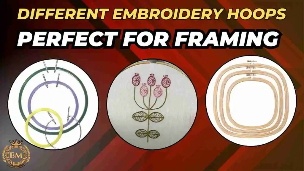 Framing Embroidery in a Hoop Detailed Method