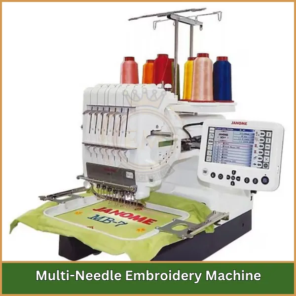 Multi-Needle Embroidery Machine