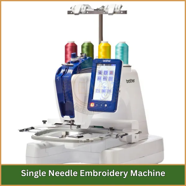 Single Needle Embroidery Machine