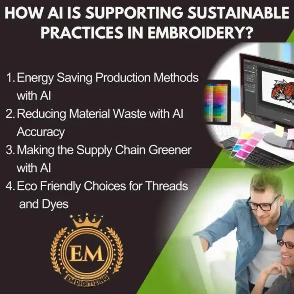 How AI is Supporting Sustainable Practices in Embroidery