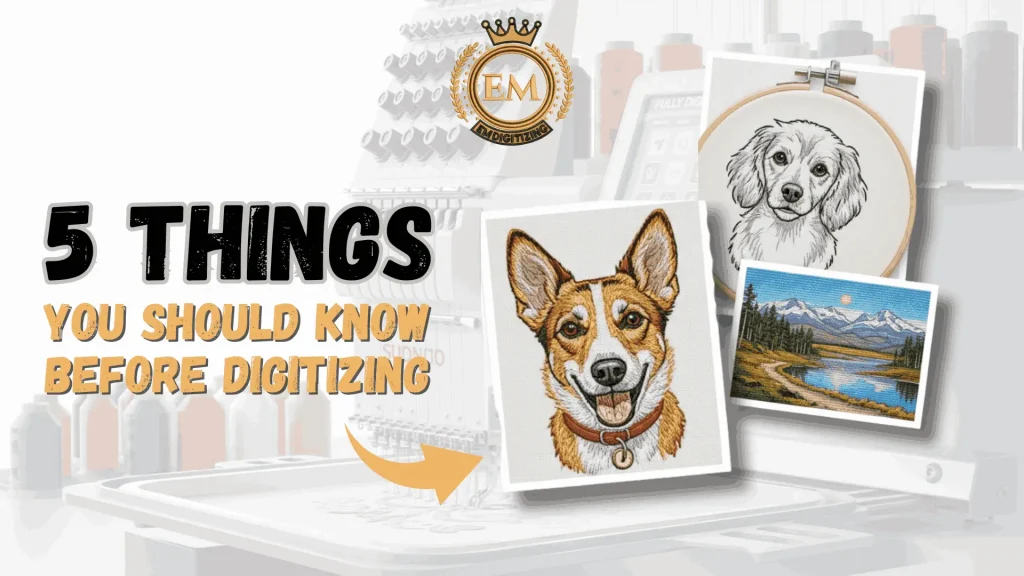 5 Things You Should Know Before Digitizing Photos for Embroidery