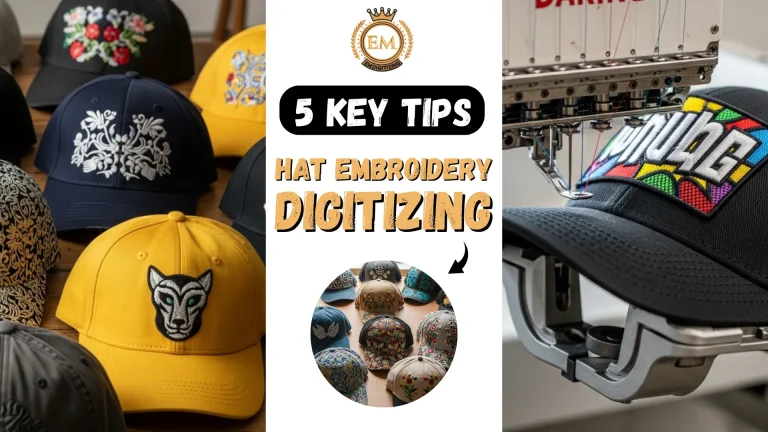 Hat Embroidery Digitizing 5 Key Tips You Can’t Afford to Miss