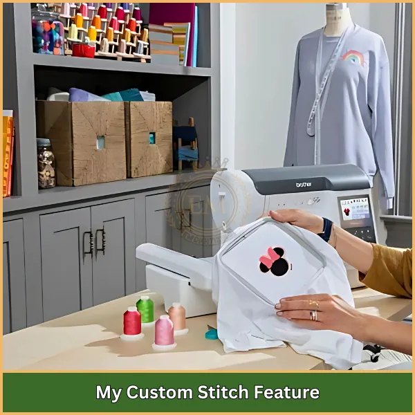 Meine benutzerdefinierte StichfunktionDI Disney Sewing and Embroidery Machine 7 My Custom Stitch Feature