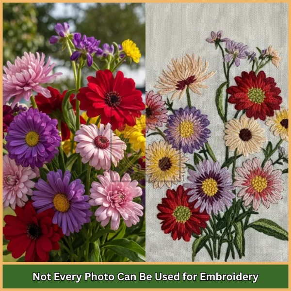 Not Every Photo Can Be Used for Embroidery