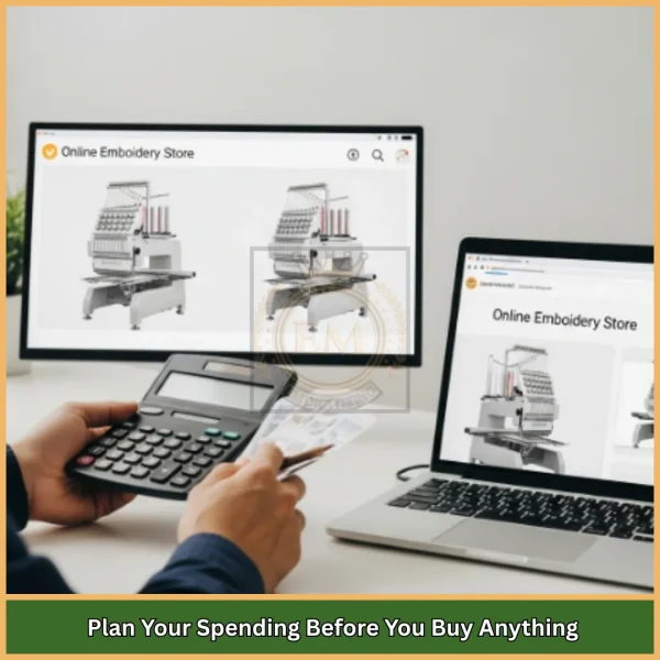 How to Start an Embroidery Business | 7 Essential Steps 4 Plan Your Spending Before You Buy Anything
