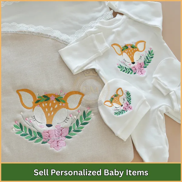 10 Profitable Embroidery Business Ideas You Can Start Right Now 3 Sell Personalized Baby Items