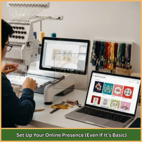 How to Start an Embroidery Business | 7 Essential Steps 3 Set Up Your Online Presence (Even If It’s Basic)
