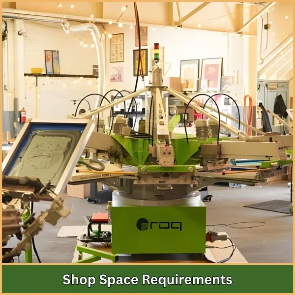 What is an Automatic Screen Printing Press? Tutto quello che devi sapere 10 Shop Space Requirements