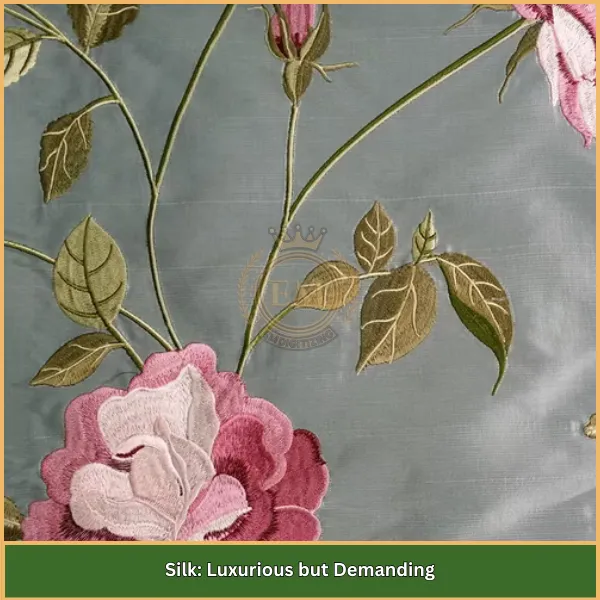 Quel tissu utiliser pour la broderie | Picks de tissu supérieur? 6 Silk Luxurious but Demanding
