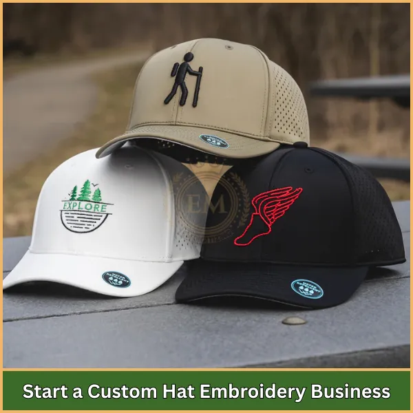 10 Profitable Embroidery Business Ideas You Can Start Right Now 2 Start a Custom Hat Embroidery Business