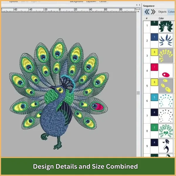 Design Details and Size Combined