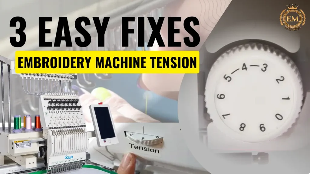 Fixing Embroidery Machine Tension in 3 Simple Steps