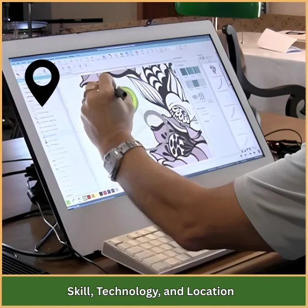 Skill, Technology, and Location