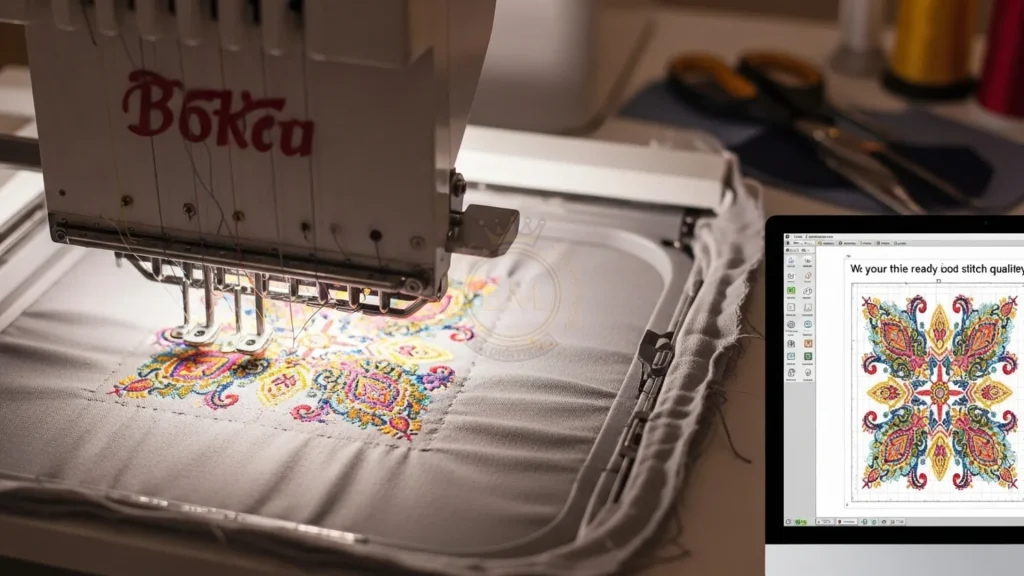 oben 7 Zu vermeidende Fehler bei der Auswahl eines Dienstes für die Digitalisierung von Maschinenstickereien 8 Forgetting to Check Stitch Quality and Density